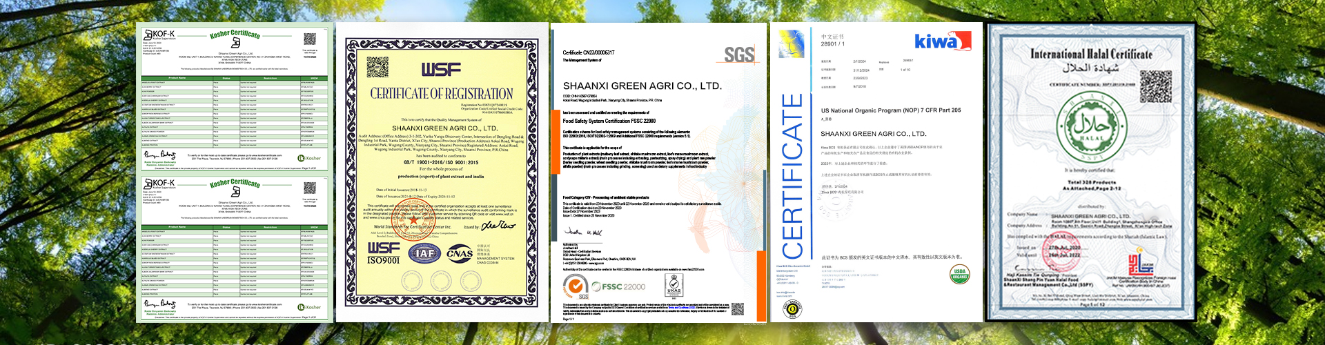 greenagribio's certification